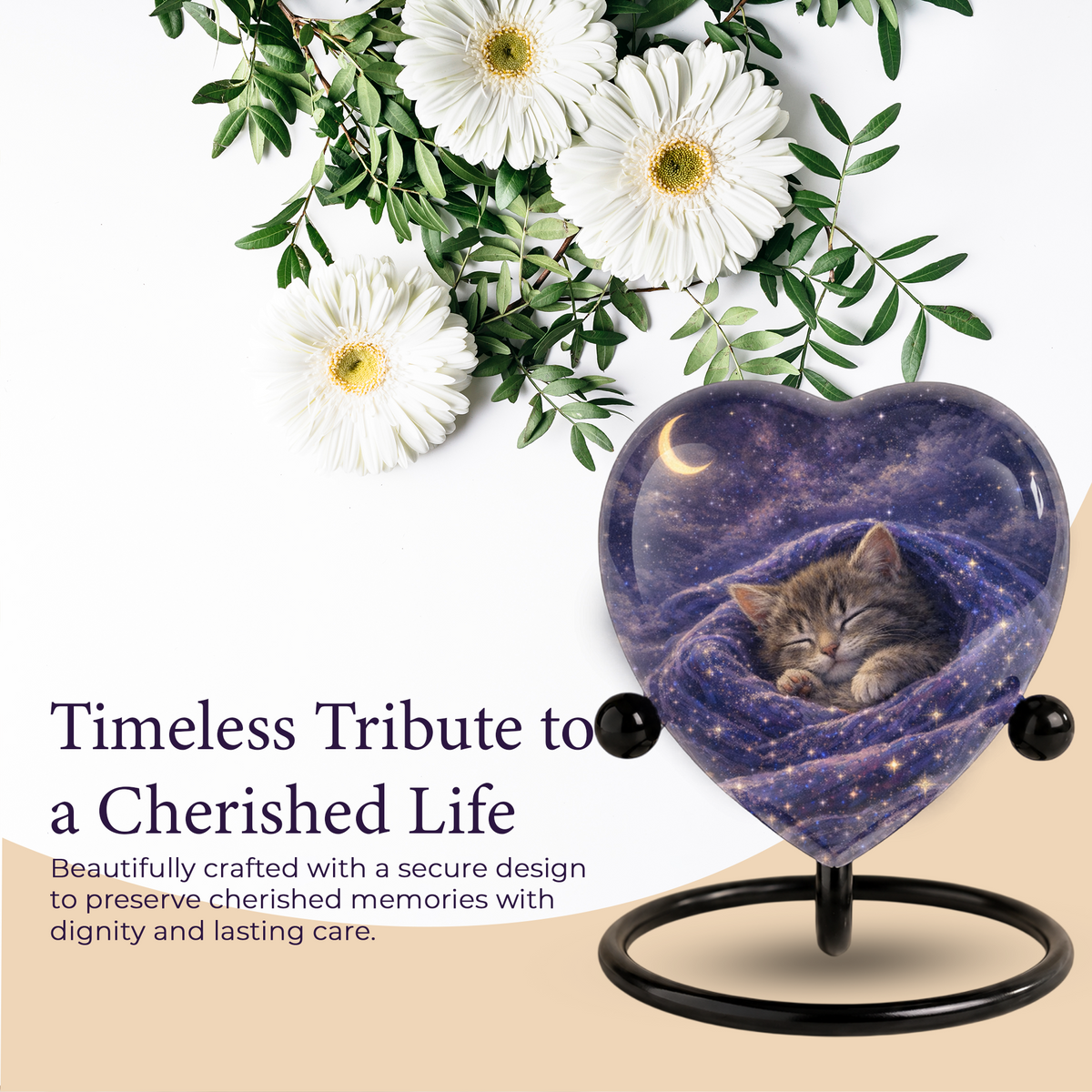 Adult Urn for Ashes – Heart Shaped Adult Cremation Urn, Urns for Adult Ashes