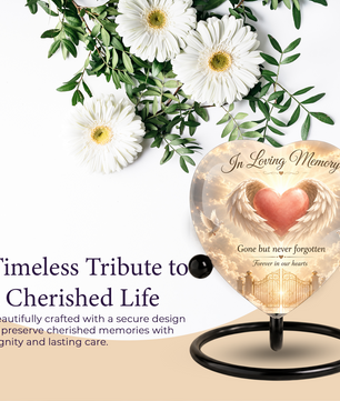Angel Wing Heaven Urn – Adult Urn for Ashes, Angel Cremation Urn & Memorial Urn for Adult Ashes