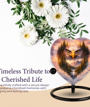 Eagle Mountain Forest Urn, Adult Urn, Urns for Adult Ashes, Adult Urns, Adult Urns for Ashes, Adult Cremation Urn