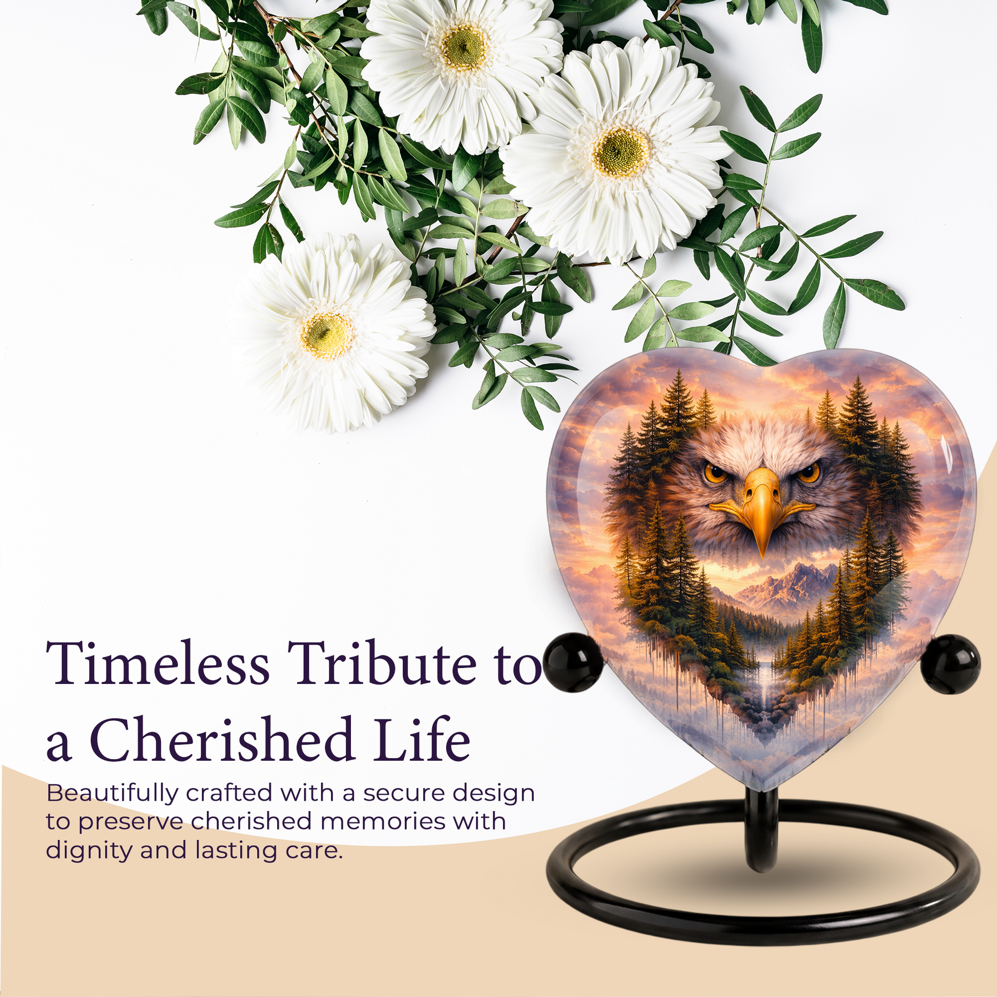 Eagle Mountain Forest Urn, Adult Urn, Urns for Adult Ashes, Adult Urns, Adult Urns for Ashes, Adult Cremation Urn