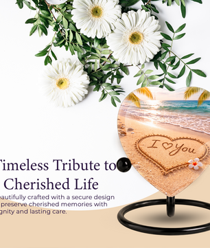 Beach Urn, Beach Urns for Human Ashes, Beach Themed Urn, Beach Cremation Urn