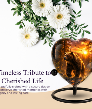 Bear Cremation Urn for Ashes| Personalized Adult Cremation Urn