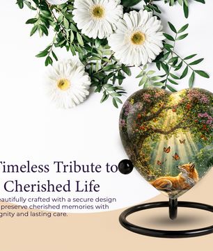 Fox Urn, Fox Adult Urn, Fox Urns for Adult Ashes, Fox Adult Urns, Fox Adult Urns for Ashes, Fox Adult Cremation Urn