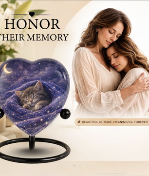 Adult Urn for Ashes – Heart Shaped Adult Cremation Urn, Urns for Adult Ashes