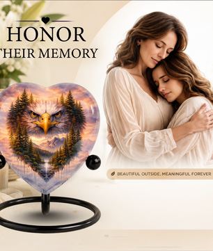 Eagle Mountain Forest Urn, Adult Urn, Urns for Adult Ashes, Adult Urns, Adult Urns for Ashes, Adult Cremation Urn