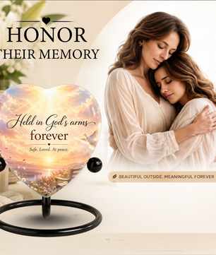Angel Wing Sunset Urn – Adult Urn for Ashes, Angel Wings Cremation Urn