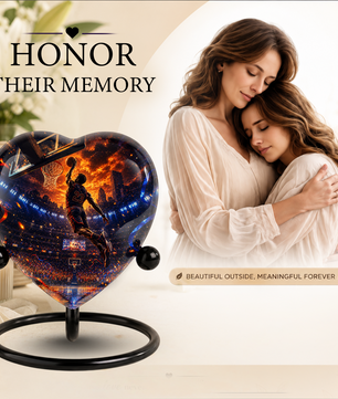 Basketball Adult Cremation Urn for Ashes | Personalized Sports Memorial Urn