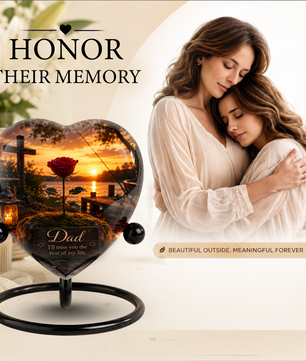 Rose Urn – Adult Urn for Ashes, Rose Cremation Urn & Beautiful Urn for Adult Ashes