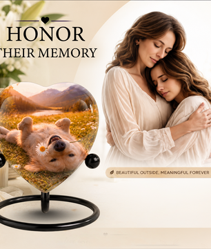 Personalized Dog Urn for Ashes, Adult Cremation Urn for Human Ashes