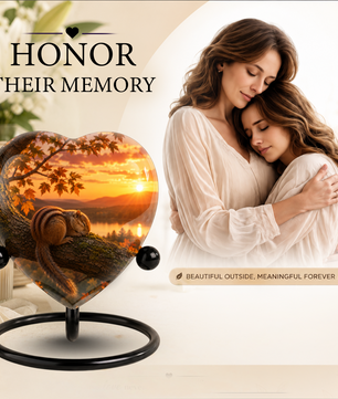 Squirrel Cremation Urn for Ashes | Personalized Adult Memorial Urn| Nature & Wildlife Cremation Urn