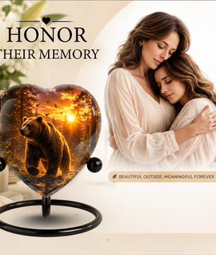 Bear Cremation Urn for Ashes| Personalized Adult Cremation Urn