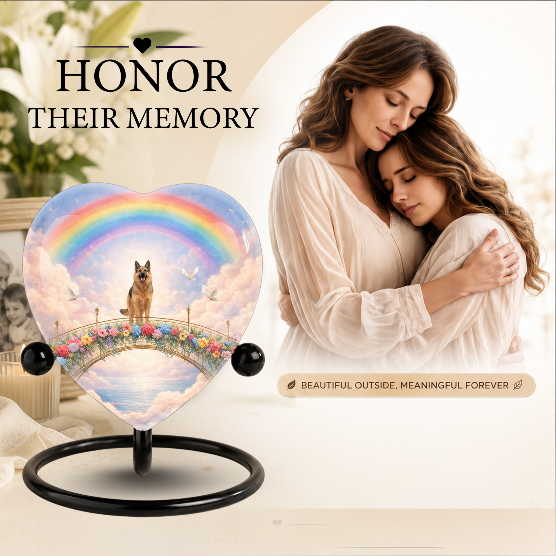 Dog Urn – Personalized Dog Urn & Pet Urn for Dogs, Custom Dog Urns for Ashes and Memorials