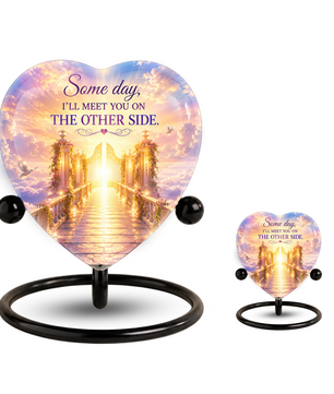 Heavenly Gate Memorial Urn – Adult Urn for Ashes, Heaven Cremation Urn, Heart-Shaped Adult Cremation Urn
