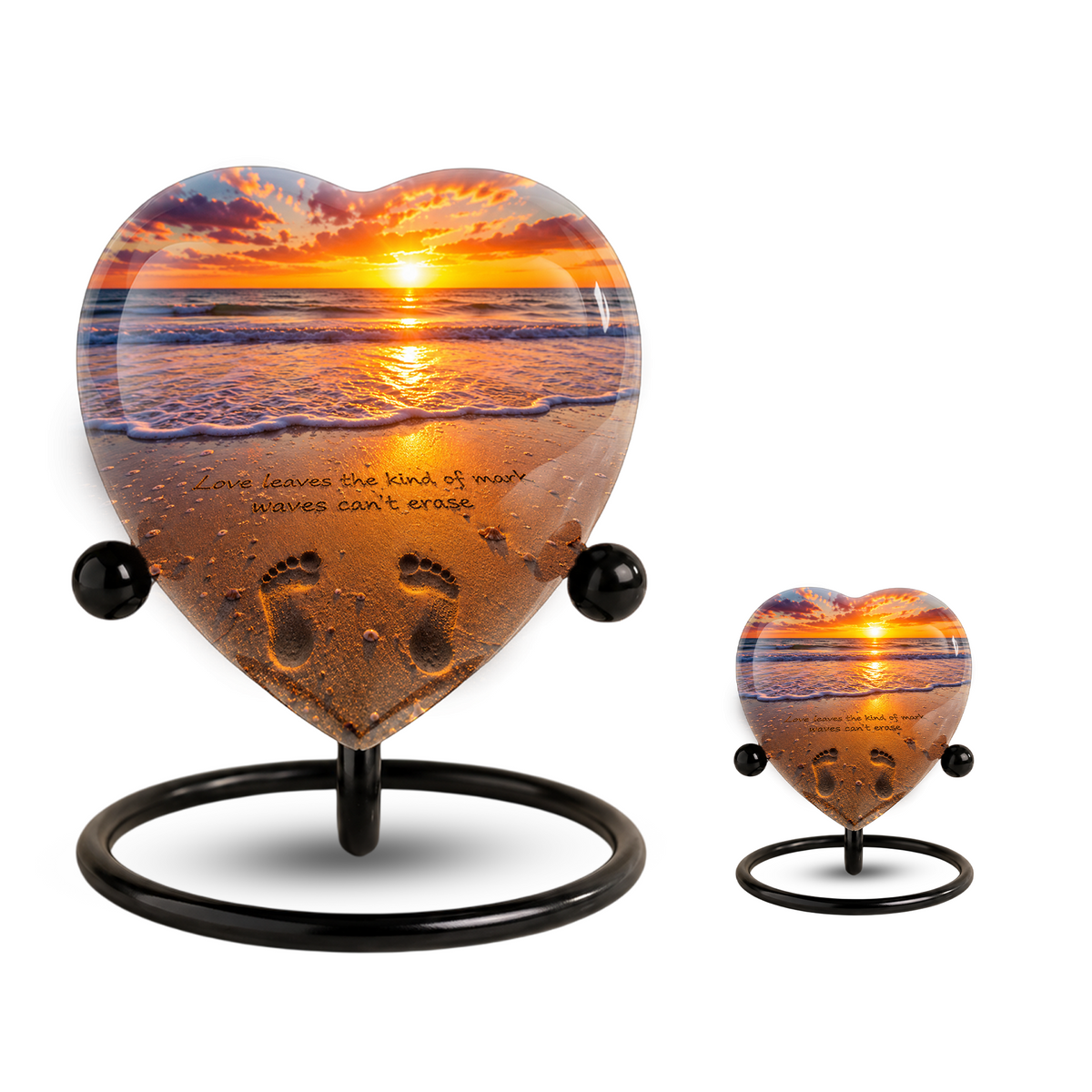 Beach Urns for Human Ashes – Beach Theme Urn, Ocean Wave Cremation Urn & Beautiful Memorial Urn