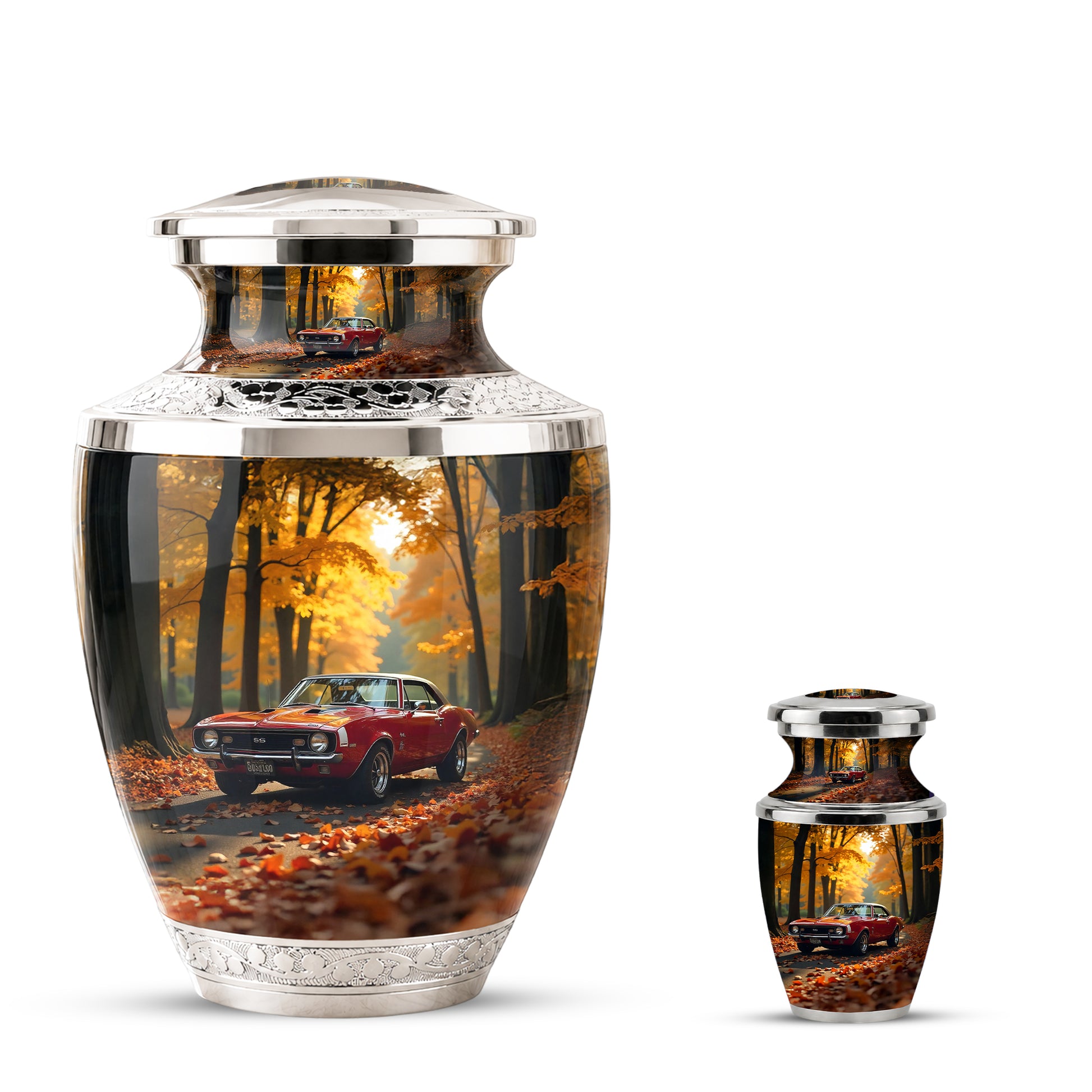 Classic Car Cremation Urn for Dad & Mom, Custom Car Urn for Human Ashes