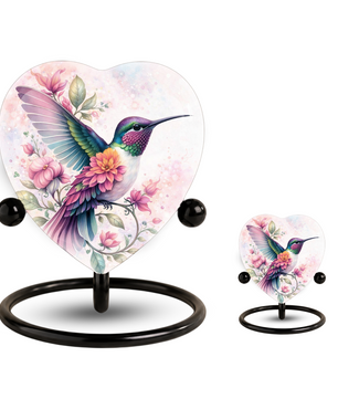Hummingbird Cremation Urn – Adult Urn for Ashes, Beautiful Memorial Urn for Adults