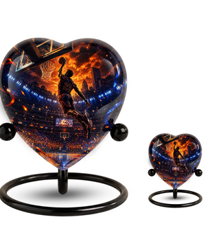 Basketball Adult Cremation Urn for Ashes | Personalized Sports Memorial Urn