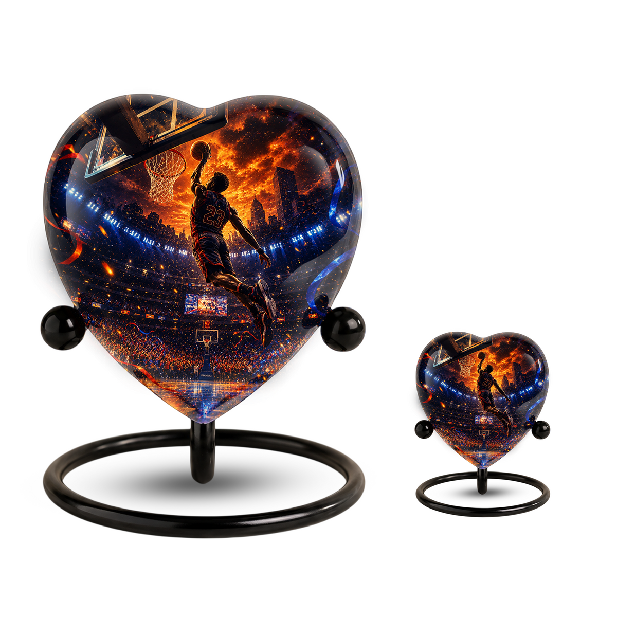 Basketball Adult Cremation Urn for Ashes | Personalized Sports Memorial Urn