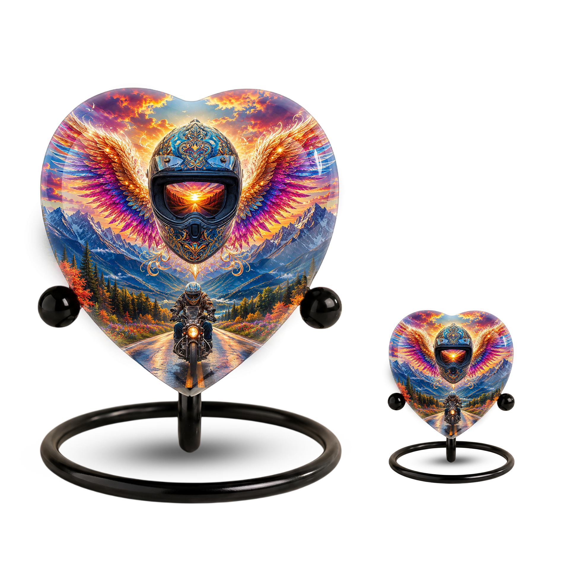 Bike Rider Urn – Memorial Cremation Urn for Dad, Father, Son & Men