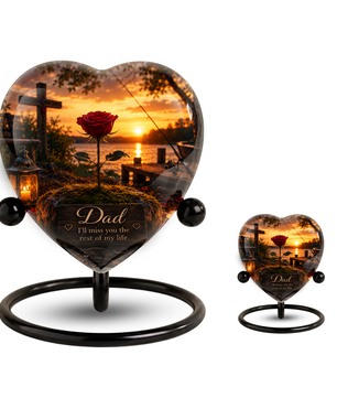Rose Urn – Adult Urn for Ashes, Rose Cremation Urn & Beautiful Urn for Adult Ashes