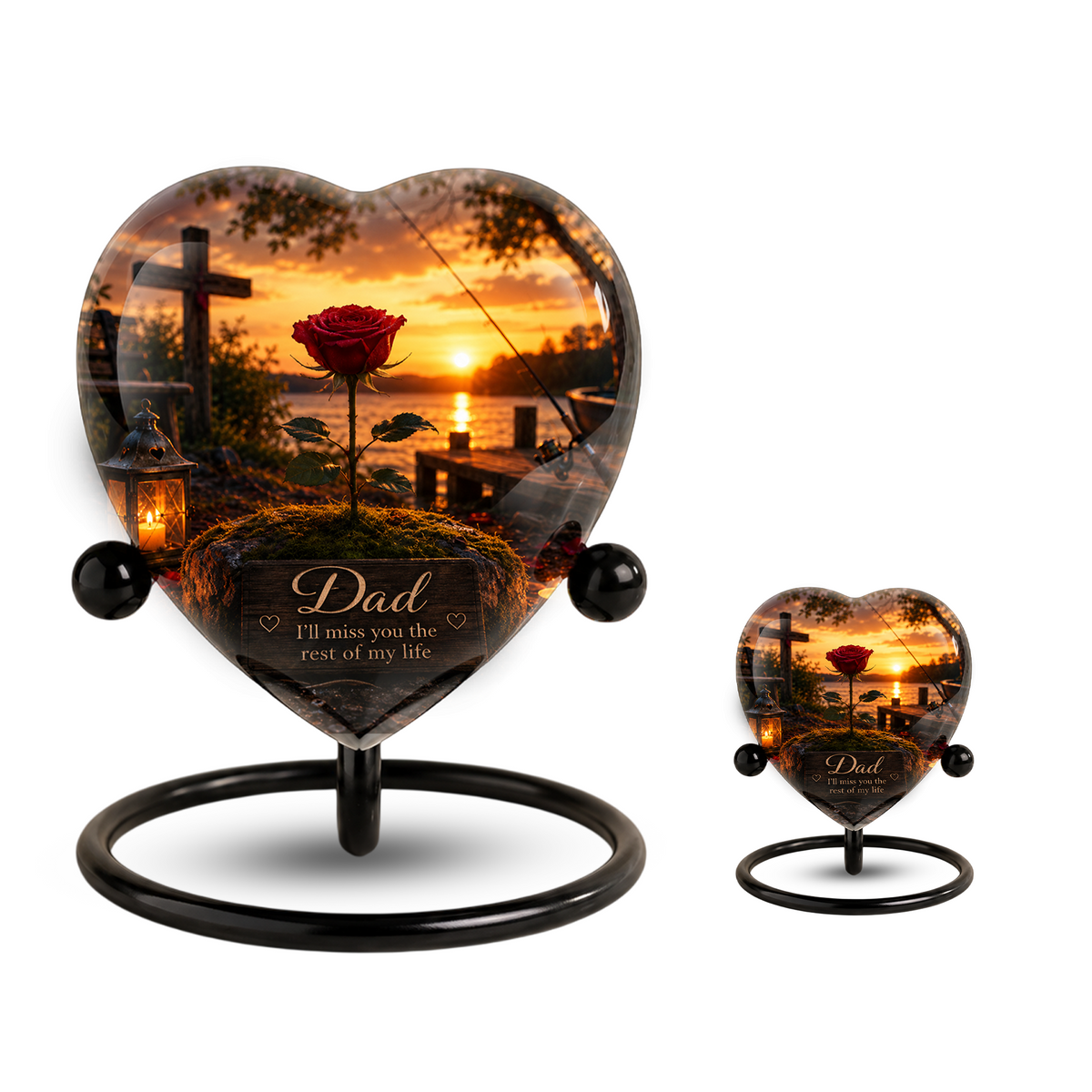 Rose Urn – Adult Urn for Ashes, Rose Cremation Urn & Beautiful Urn for Adult Ashes
