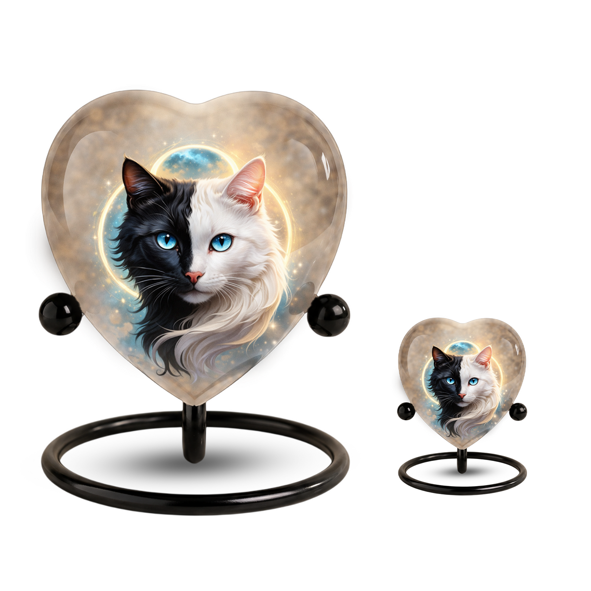 Personalized Cat Urn for Ashes – Unique Cat Urns, Custom Cat Urn, Pet Urn for Cats