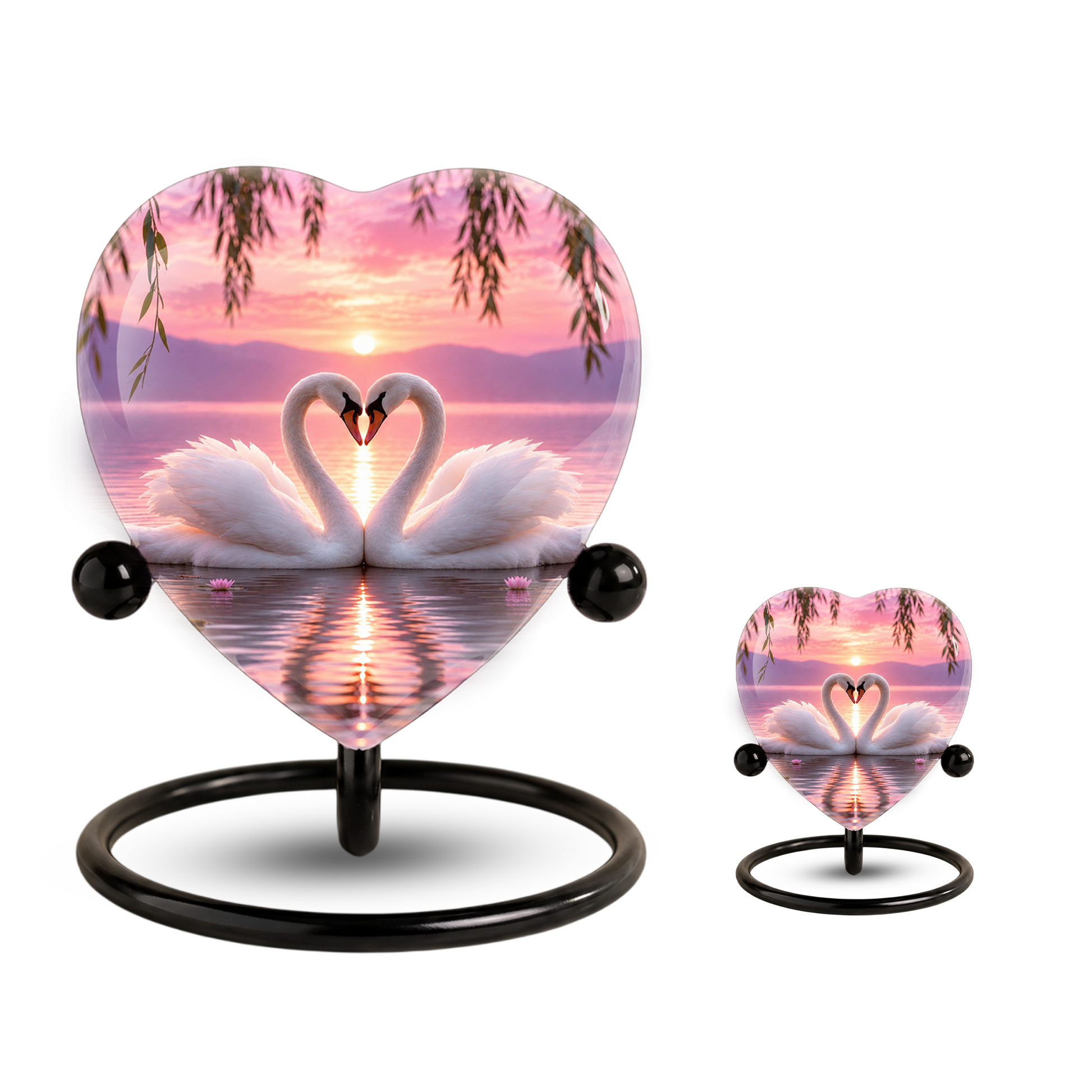 Adult Urn Heart-Shaped Memorial Keepsake – Unique Cremation Urn for Adult Ashes