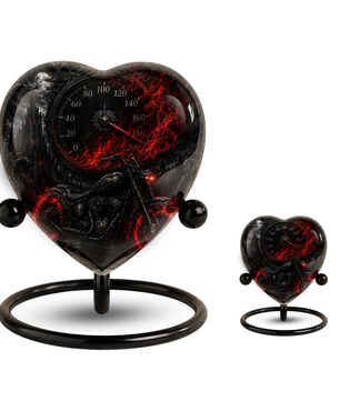 Motorcycle Bike Cremation Urn for Dad – Personalized Adult Male Urn for Ashes