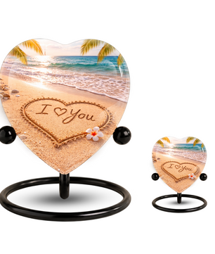 Beach Urn, Beach Urns for Human Ashes, Beach Themed Urn, Beach Cremation Urn
