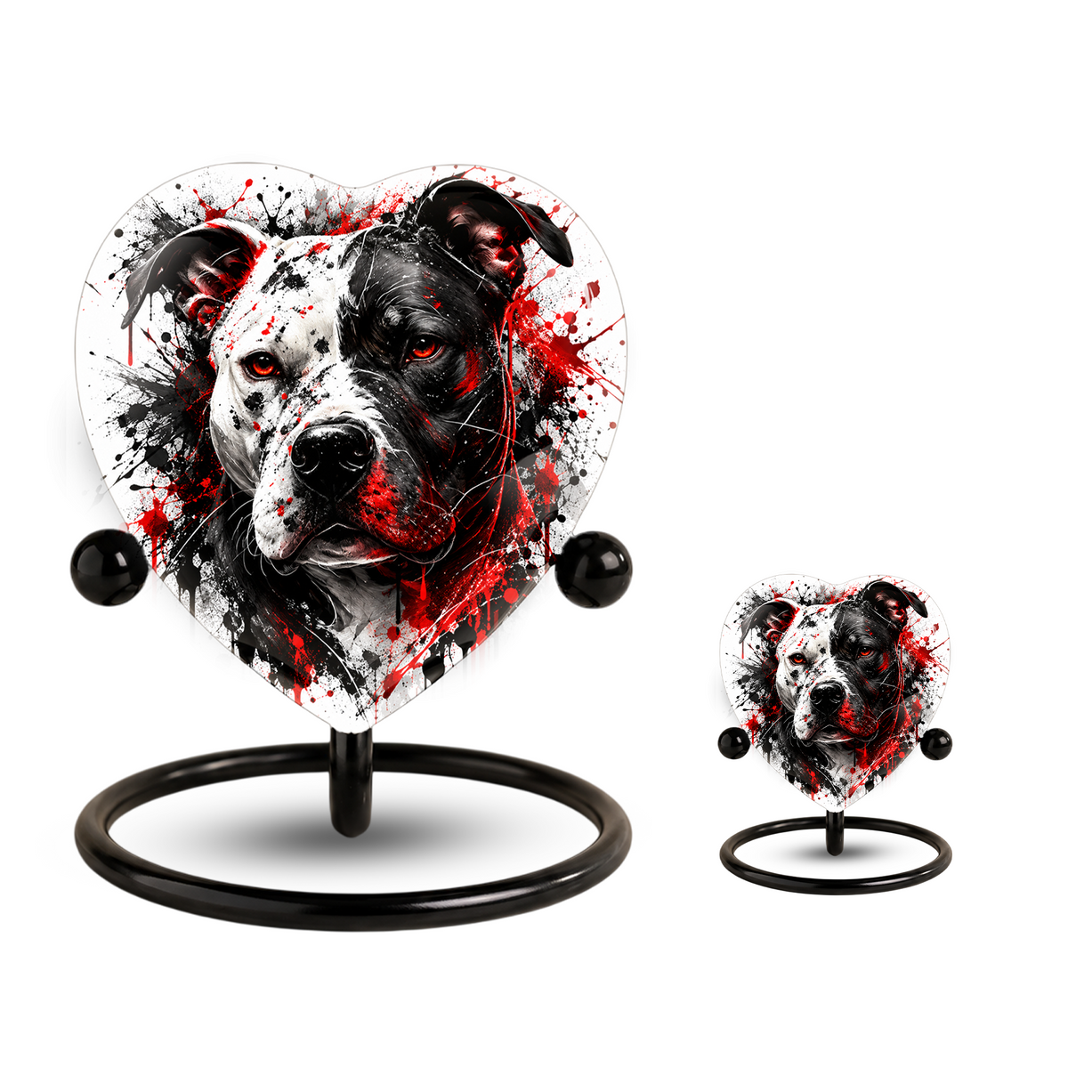 Pitbull Cremation Urn for Ashes, Dog Memorial Urn, Personalized Pit Bull Urn, Pet Keepsake Urn,