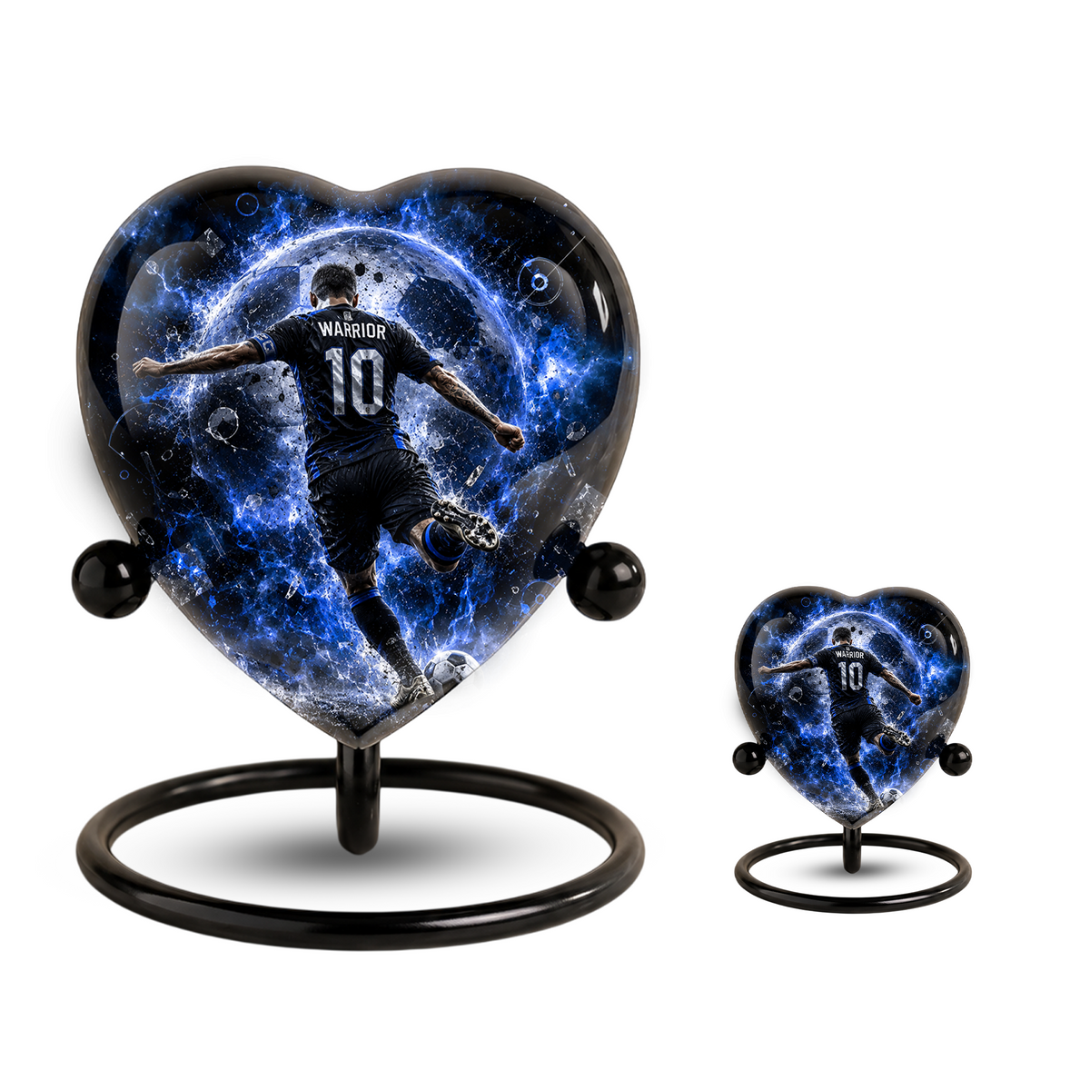Personalized Soccer Cremation Urn for Ashes | Adult Sports Memorial Urn for Dad & Men
