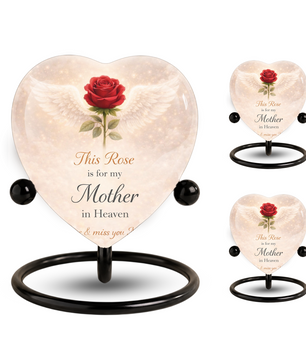 Rose Wings Urn for Adult Ashes – Angel Wings Adult Cremation Memorial Urn
