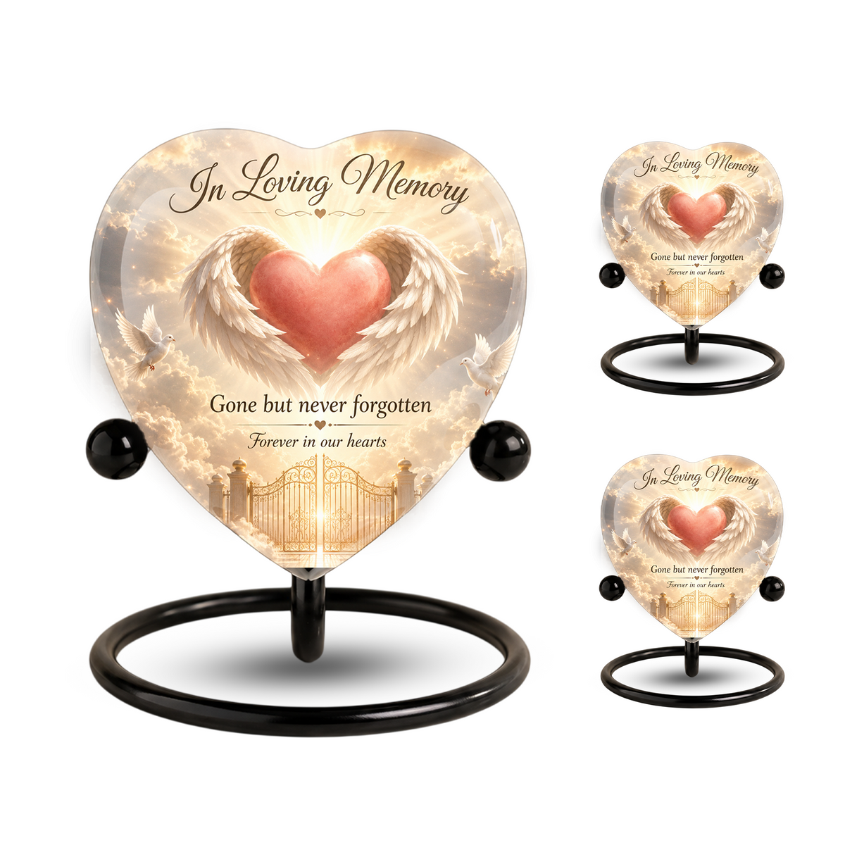 Angel Wing Heaven Urn – Adult Urn for Ashes, Angel Cremation Urn & Memorial Urn for Adult Ashes