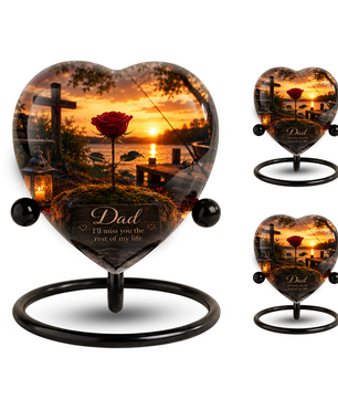 Rose Urn – Adult Urn for Ashes, Rose Cremation Urn & Beautiful Urn for Adult Ashes