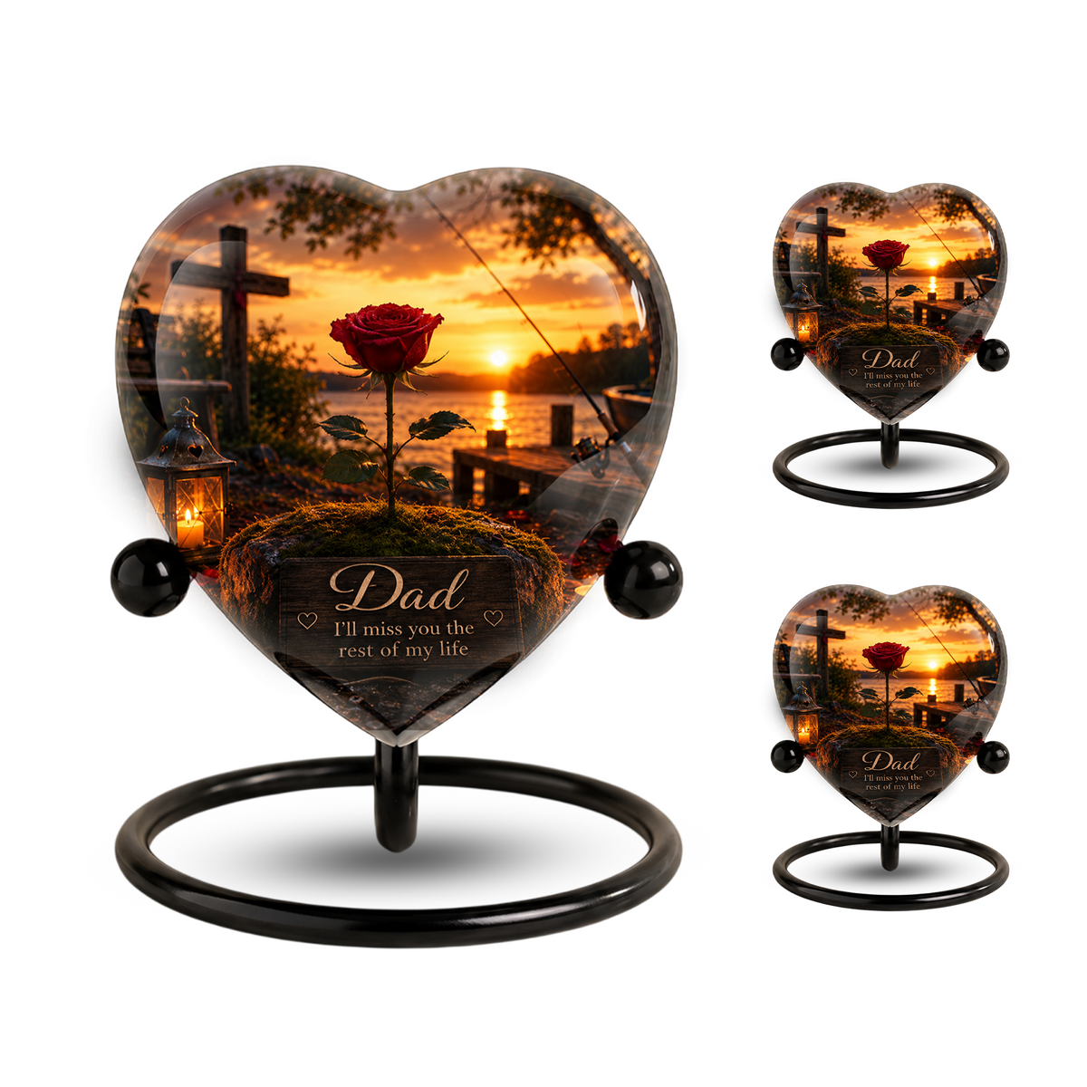 Rose Urn – Adult Urn for Ashes, Rose Cremation Urn & Beautiful Urn for Adult Ashes