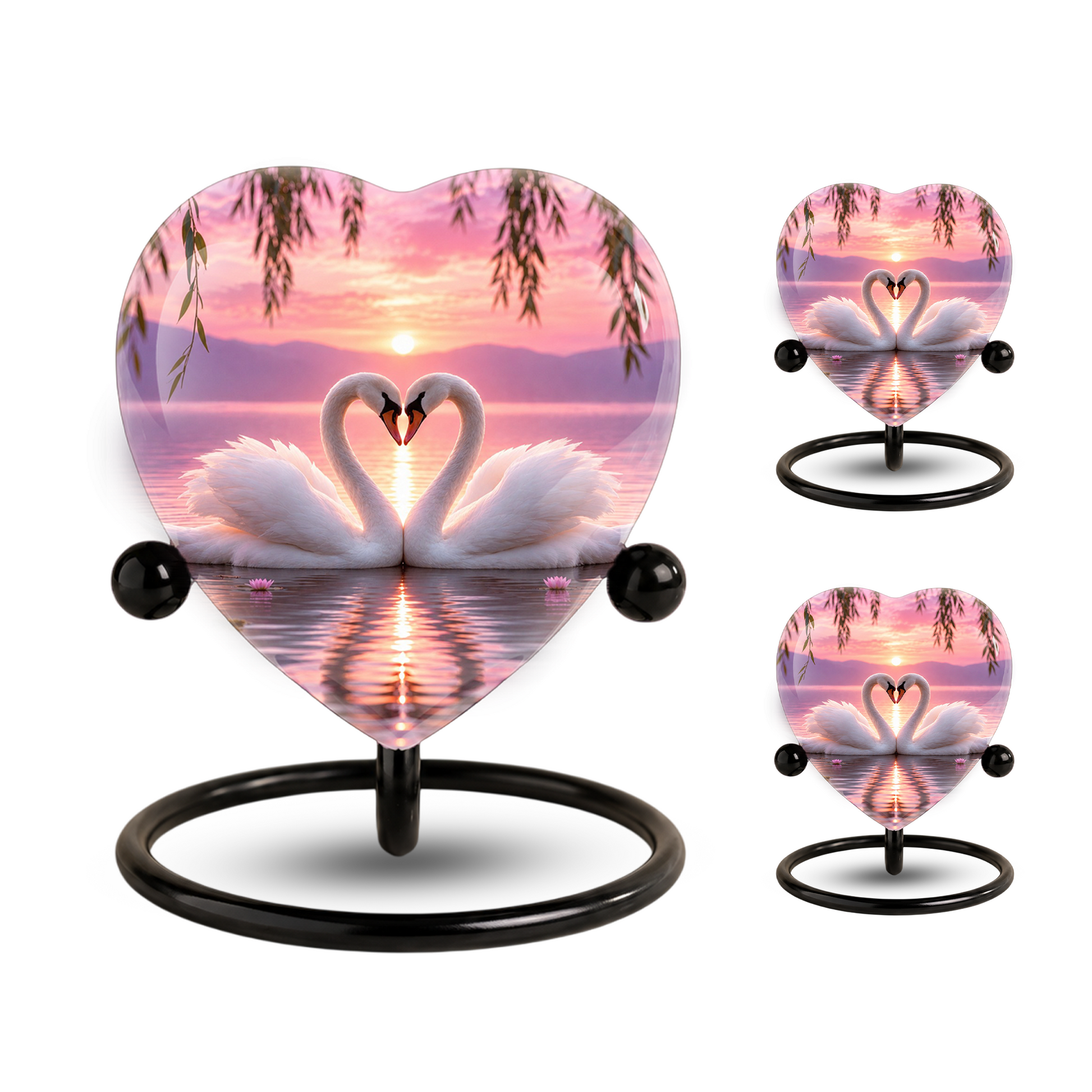 Adult Urn Heart-Shaped Memorial Keepsake – Unique Cremation Urn for Adult Ashes