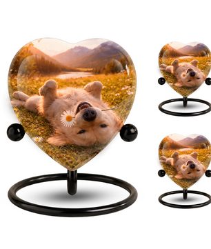 Personalized Dog Urn for Ashes, Adult Cremation Urn for Human Ashes