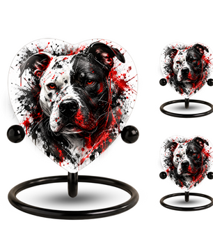 Pitbull Cremation Urn for Ashes, Dog Memorial Urn, Personalized Pit Bull Urn, Pet Keepsake Urn,