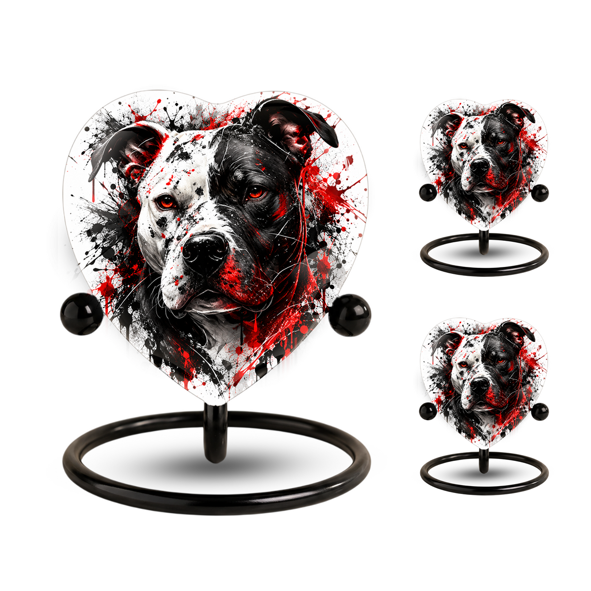 Pitbull Cremation Urn for Ashes, Dog Memorial Urn, Personalized Pit Bull Urn, Pet Keepsake Urn,