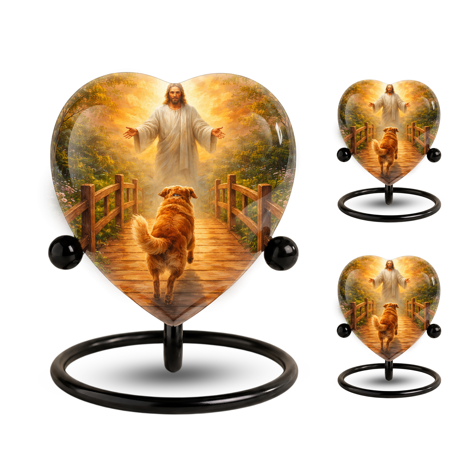 Personalized Dog Urn – Dog Urn for Ashes, Dog Heaven Memorial & Custom Pet Urn for Dogs