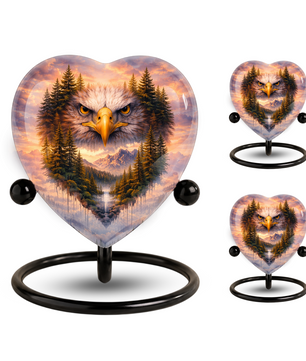 Eagle Mountain Forest Urn, Adult Urn, Urns for Adult Ashes, Adult Urns, Adult Urns for Ashes, Adult Cremation Urn