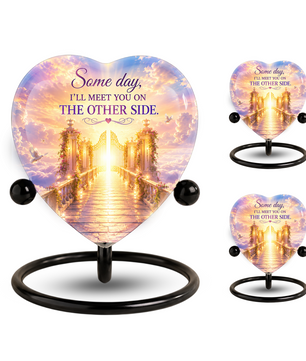 Heavenly Gate Memorial Urn – Adult Urn for Ashes, Heaven Cremation Urn, Heart-Shaped Adult Cremation Urn