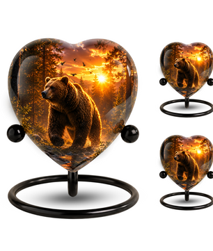 Bear Cremation Urn for Ashes| Personalized Adult Cremation Urn
