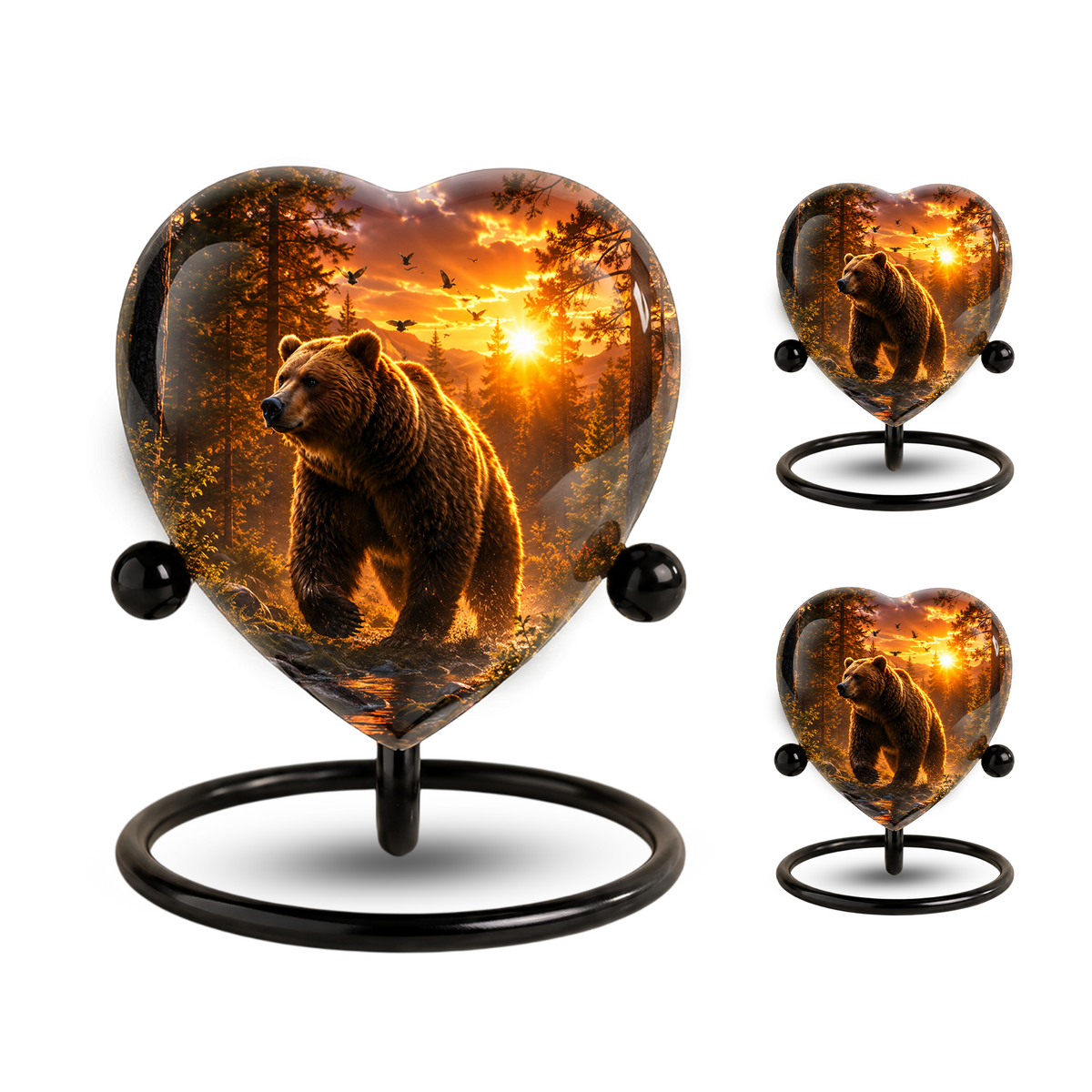 Bear Cremation Urn for Ashes| Personalized Adult Cremation Urn