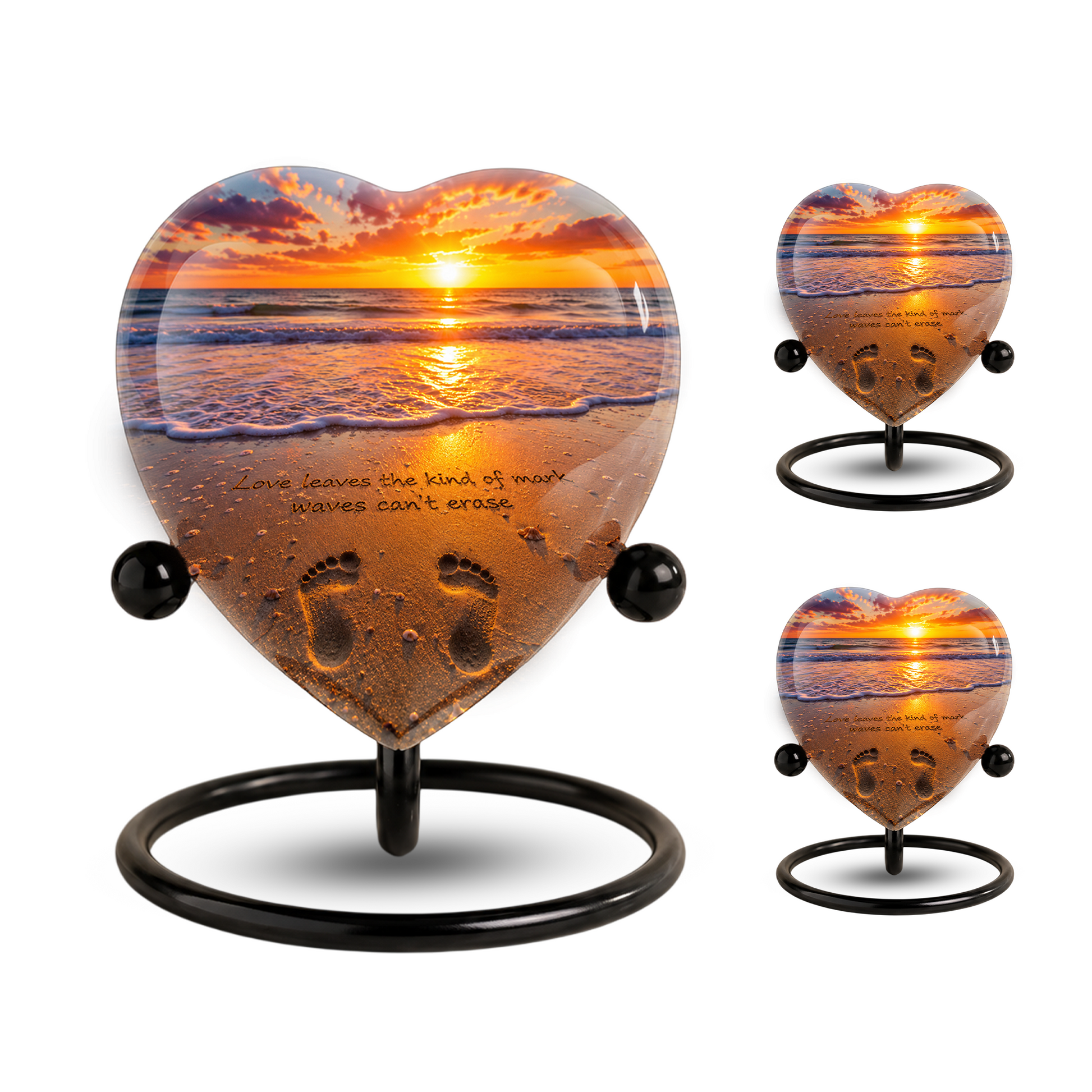 Beach Urns for Human Ashes – Beach Theme Urn, Ocean Wave Cremation Urn & Beautiful Memorial Urn