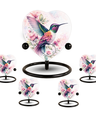 Hummingbird Cremation Urn – Adult Urn for Ashes, Beautiful Memorial Urn for Adults