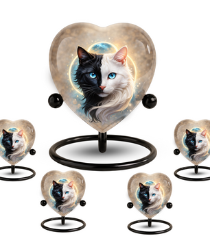 Personalized Cat Urn for Ashes – Unique Cat Urns, Custom Cat Urn, Pet Urn for Cats