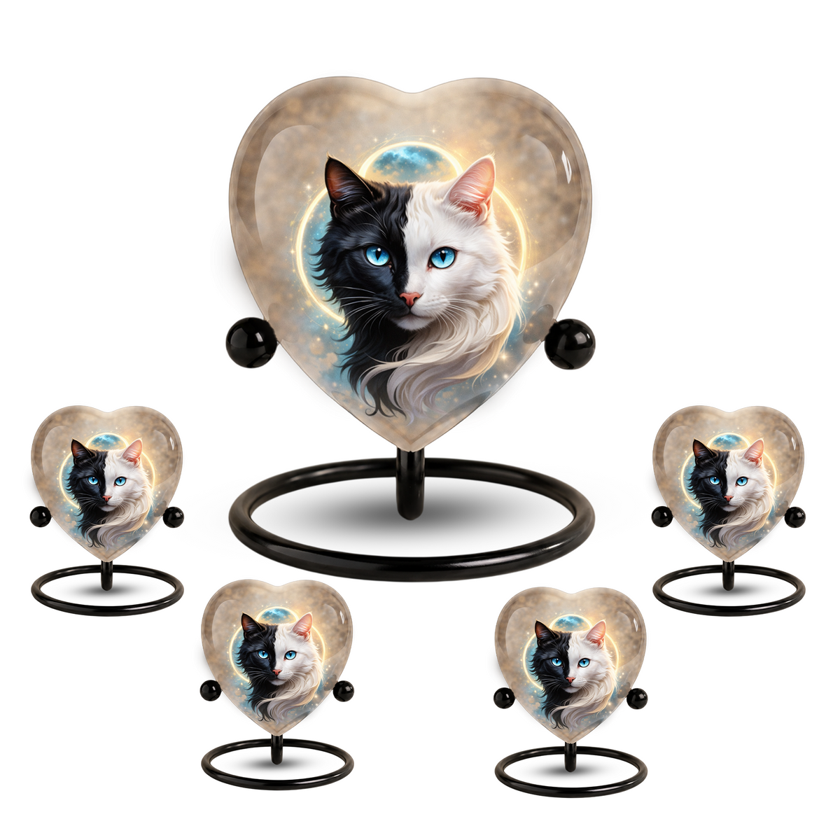 Personalized Cat Urn for Ashes – Unique Cat Urns, Custom Cat Urn, Pet Urn for Cats