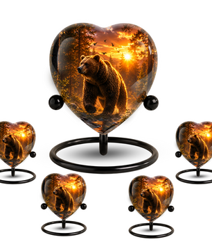 Bear Cremation Urn for Ashes| Personalized Adult Cremation Urn