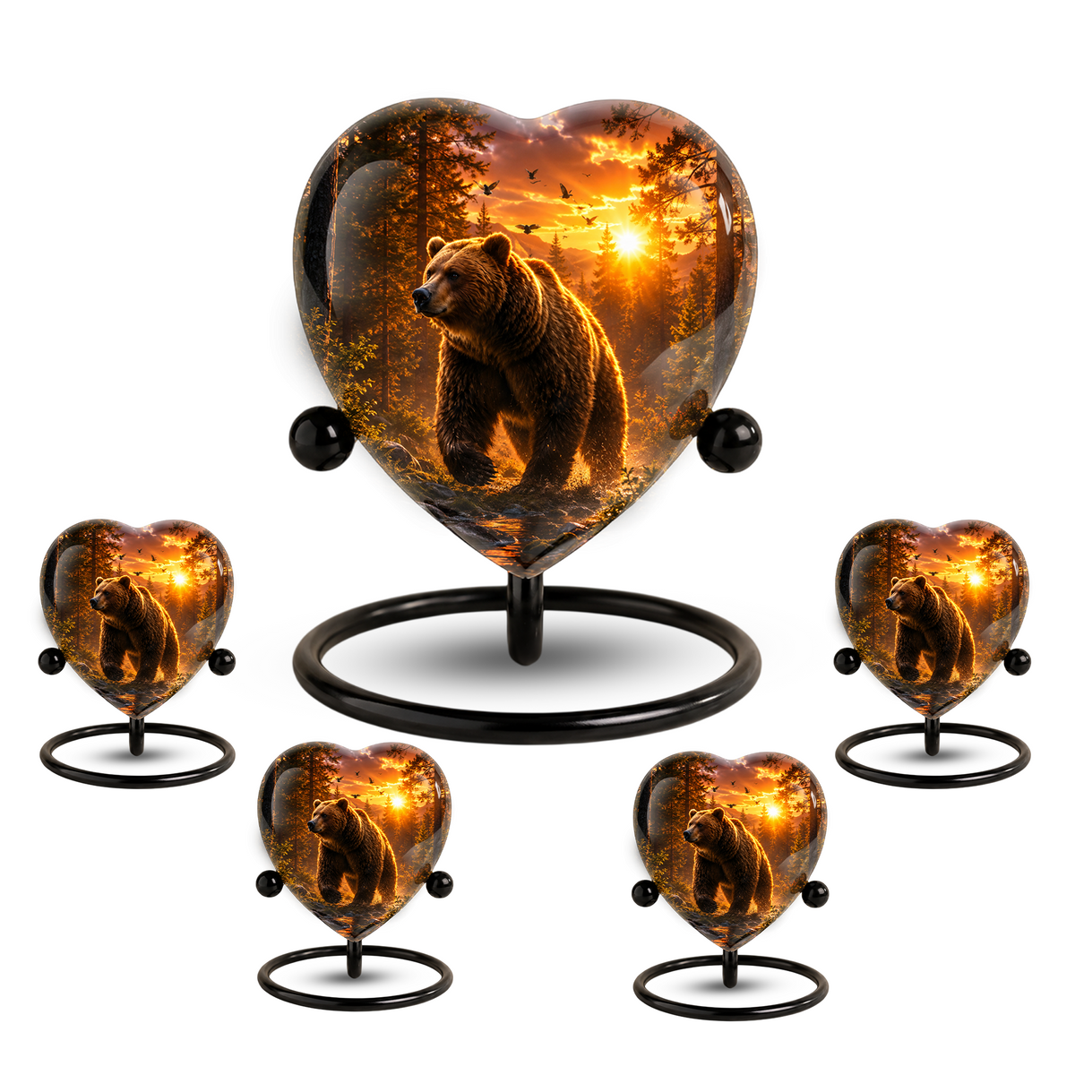 Bear Cremation Urn for Ashes| Personalized Adult Cremation Urn